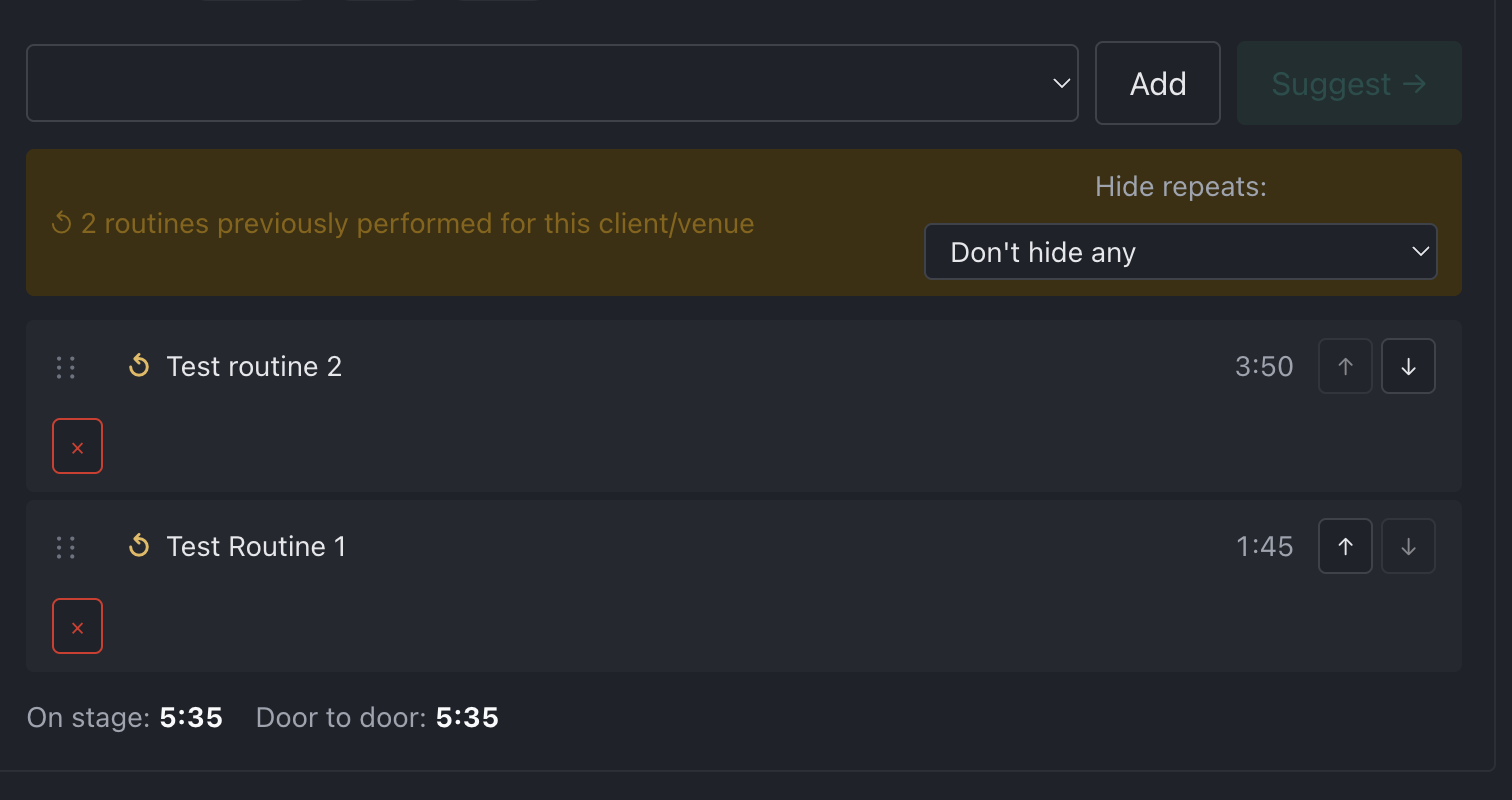 Show builder